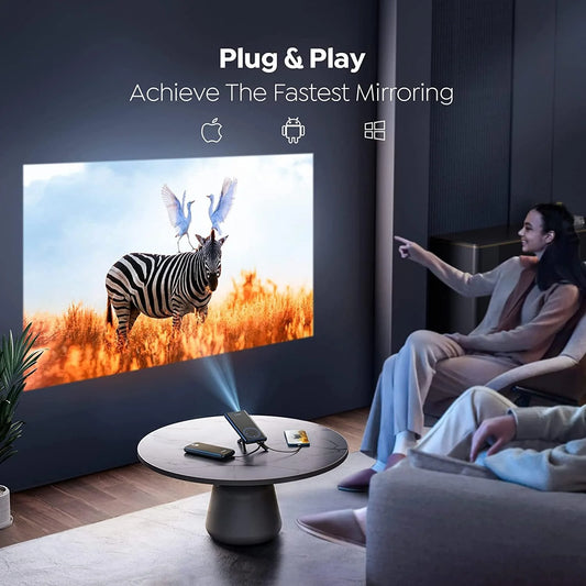 DocoMOi T1 Portable Mini Projector | Pocket Size Big Screen Experience