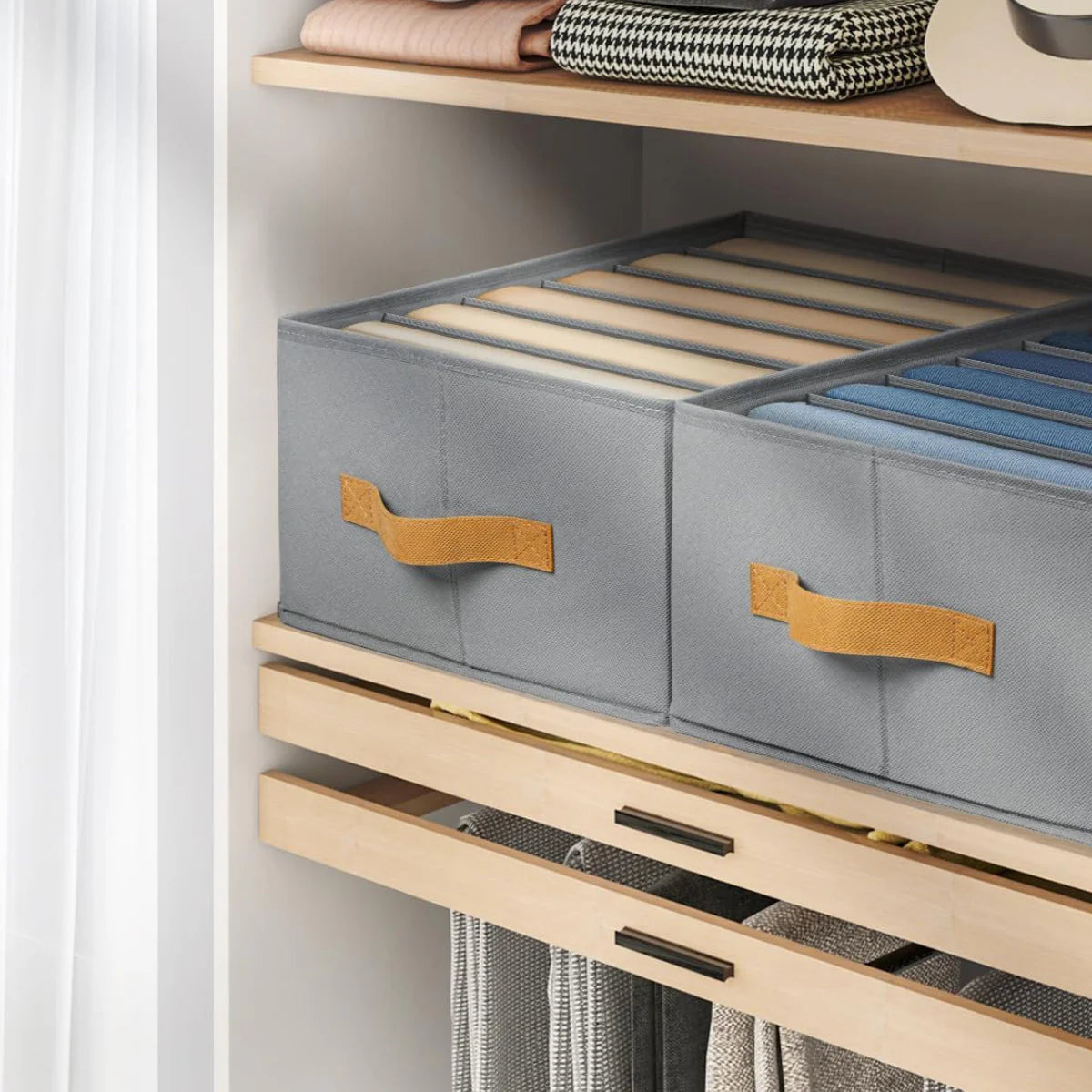 Premium Foldable Clothes Storage Organizer | Pack of 6