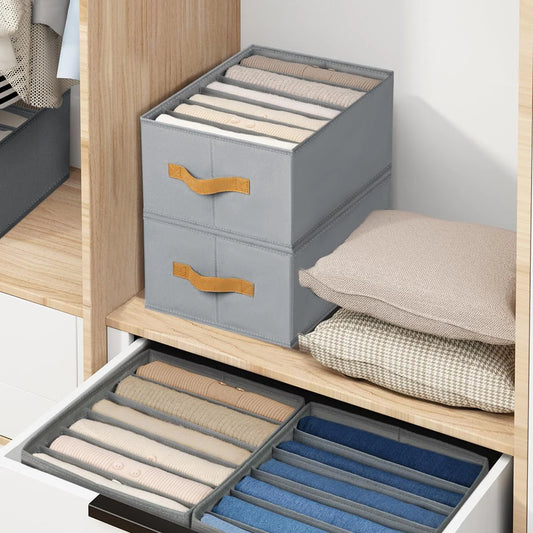 Premium Foldable Clothes Storage Organizer | Pack of 6