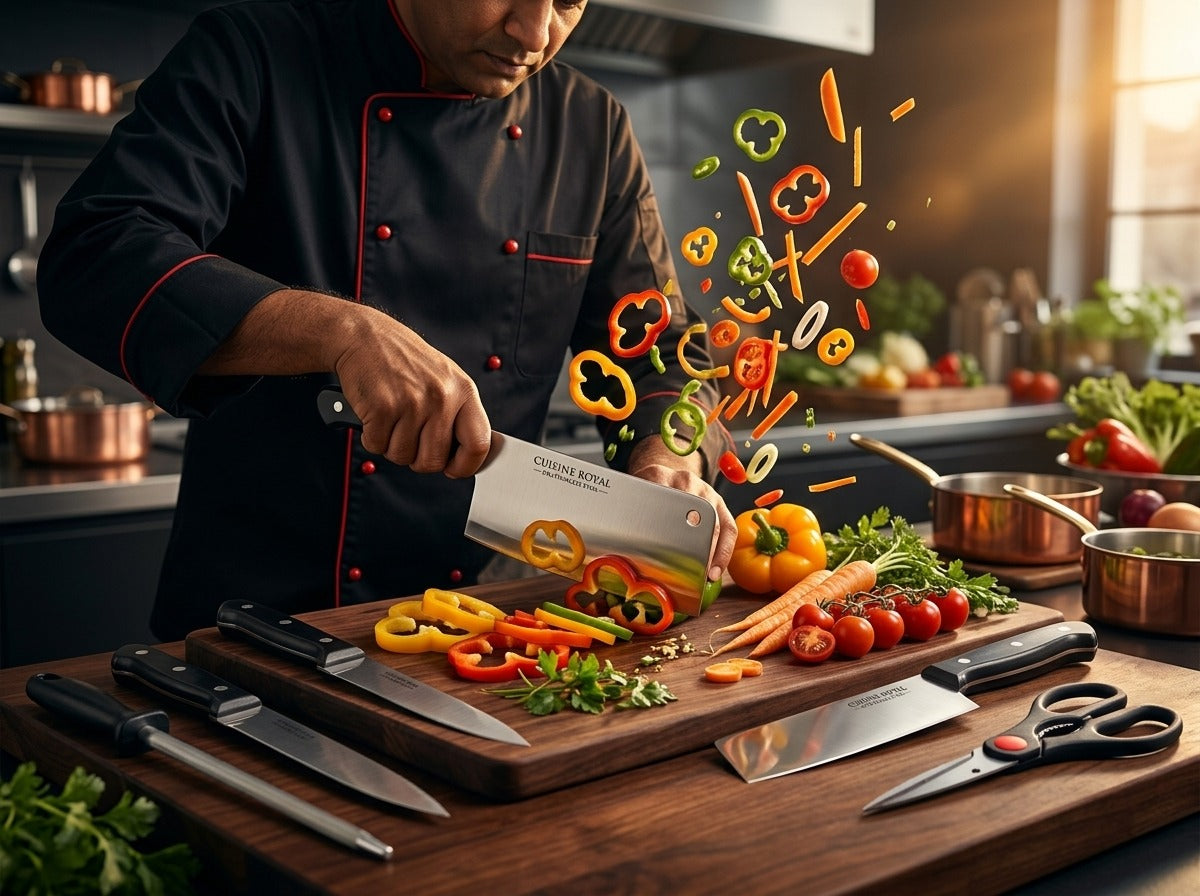 Premium 8-Piece Stainless Steel Knife Set | Ultra Sharp & Rust Resistant