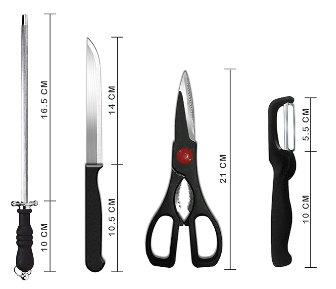Premium 8-Piece Stainless Steel Knife Set | Ultra Sharp & Rust Resistant