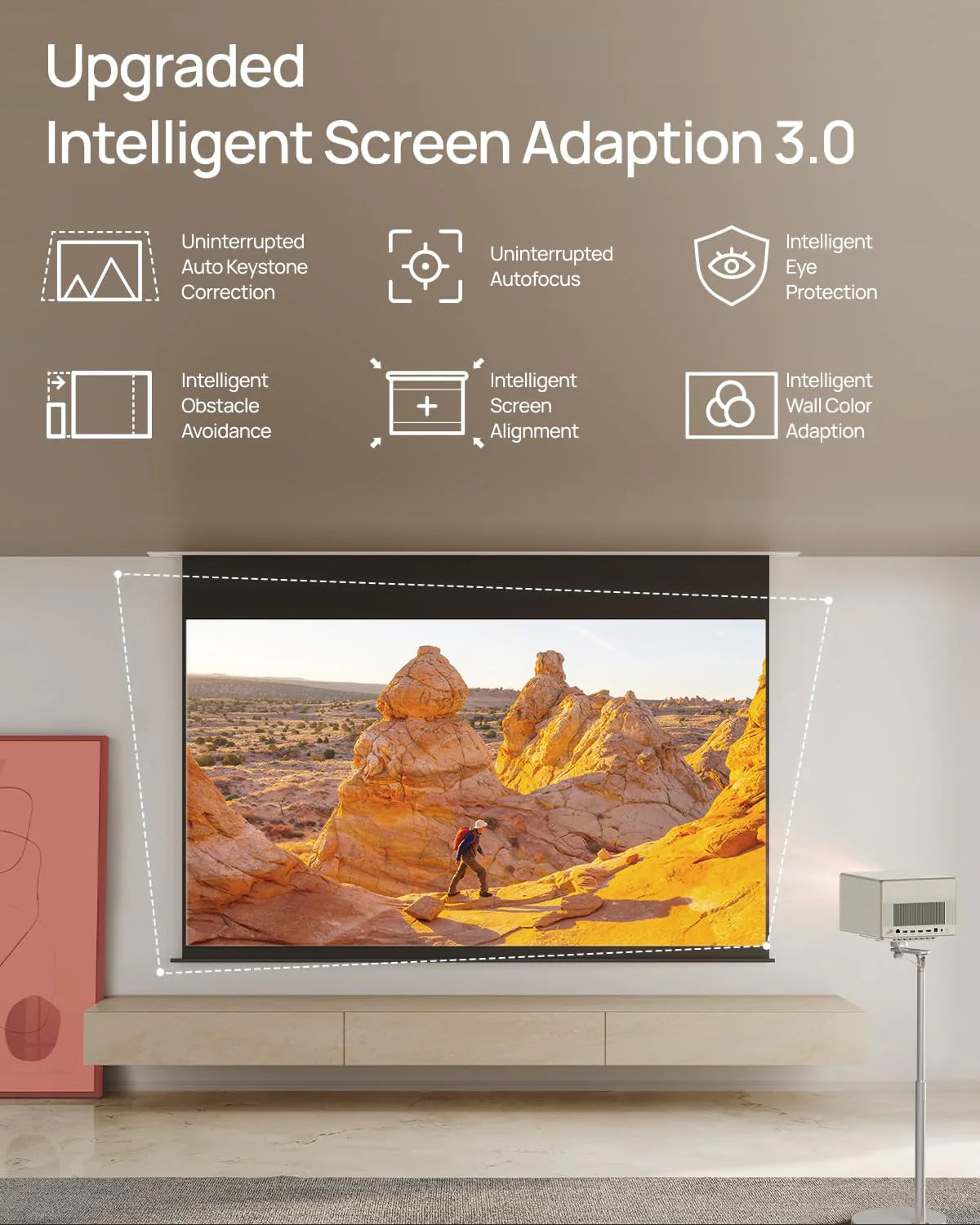 DocoMOi T1 Portable Mini Projector | Pocket Size Big Screen Experience