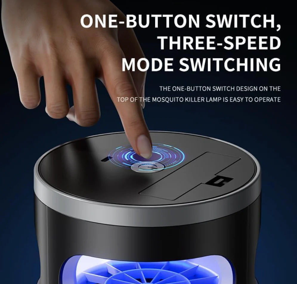 2-in-1 Mosquito Killer Lamp – USB Rechargeable Mosquito Trap & Night Light