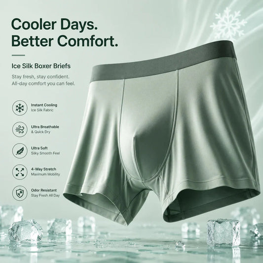 👑 Men's Premium Comfort Boxer Briefs | Ultra Soft & Breathable | Pack of 6